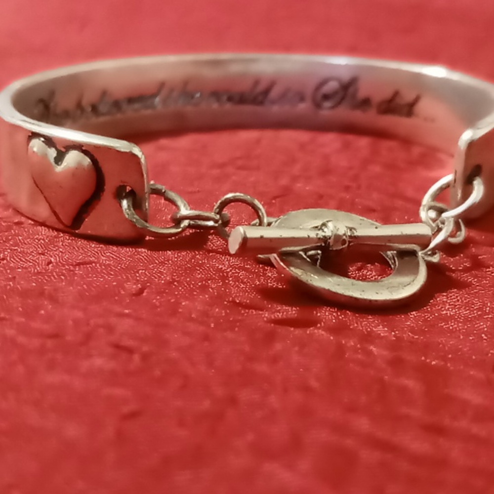 Premier design inspiration cuff bracelet She believed she could do she did.